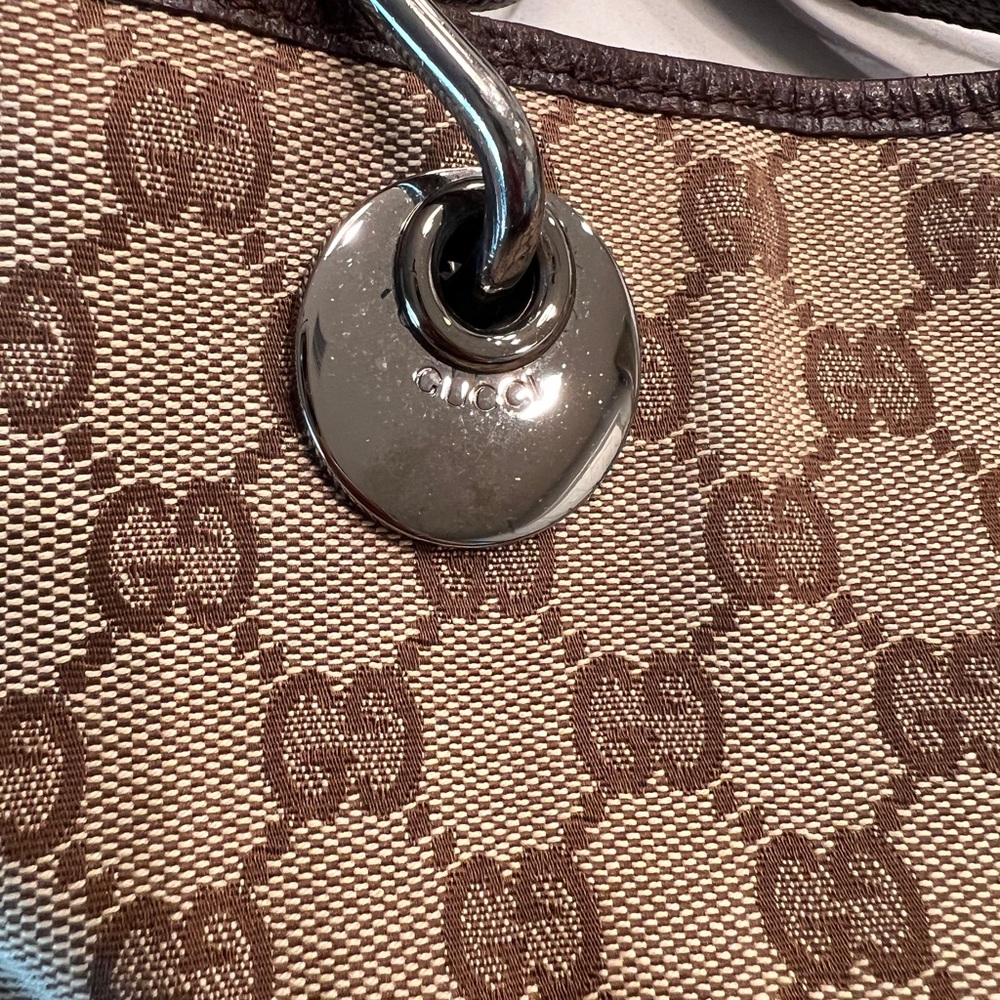 Gucci Monogram Small Eclipse Tote - image 6